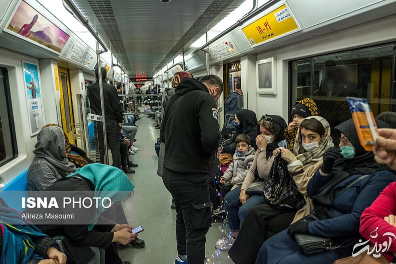 (تصاویر) افتتاح واگن ویژه زنان و کودکان در متروی تهران